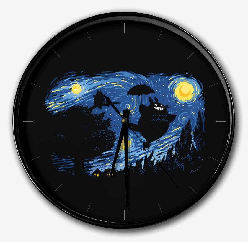 Reloj Negro de Van Ghibli
