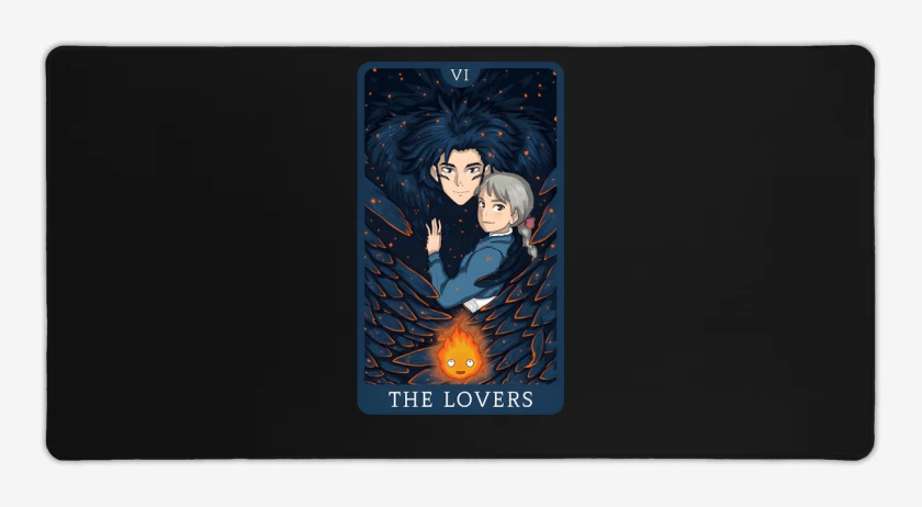 Mouse pad Gamer Negro de Howl & Sofi