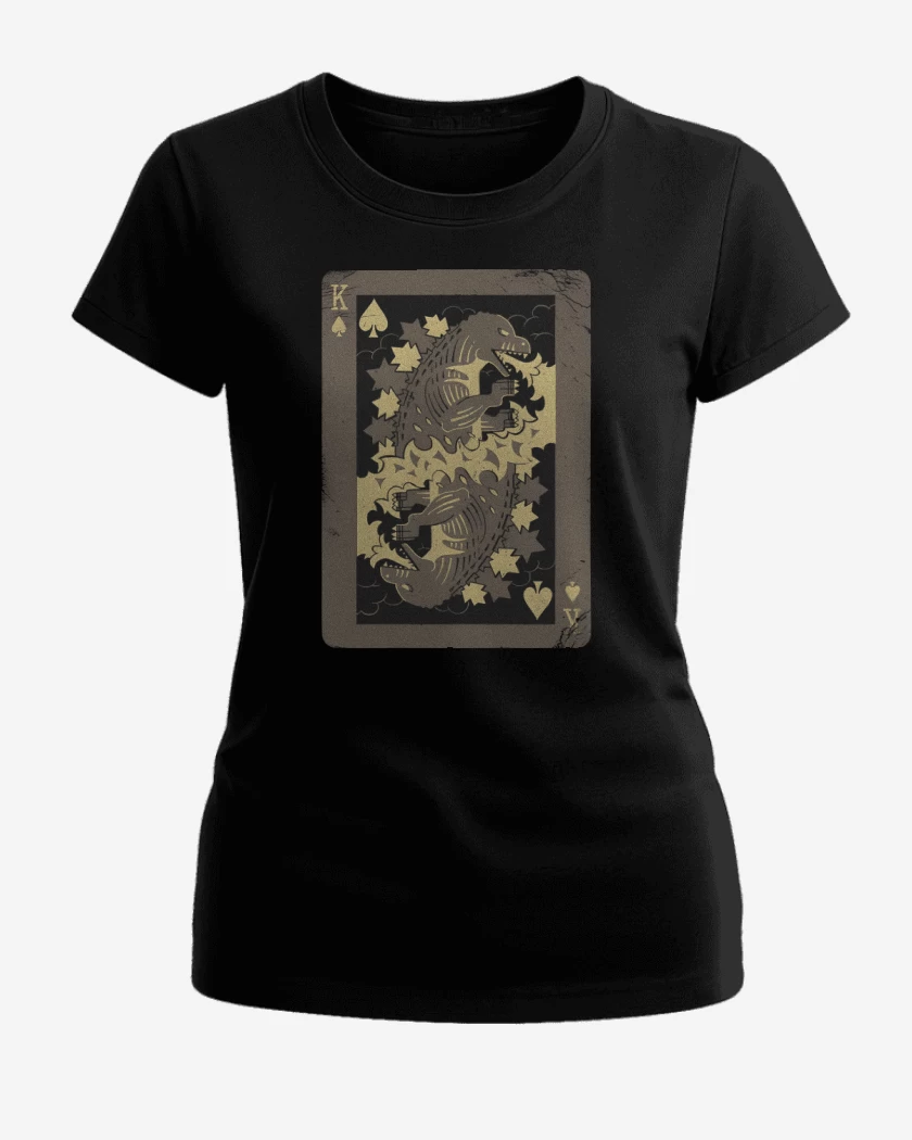 Polera de Mujer Negro de King of Monsters