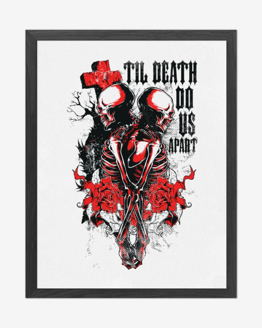 Cuadro decorativo Blanco de Death