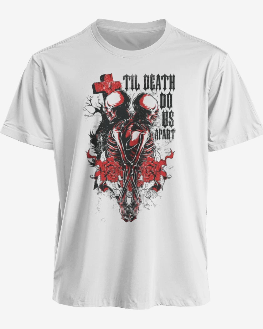 Polera premium Blanco de Death