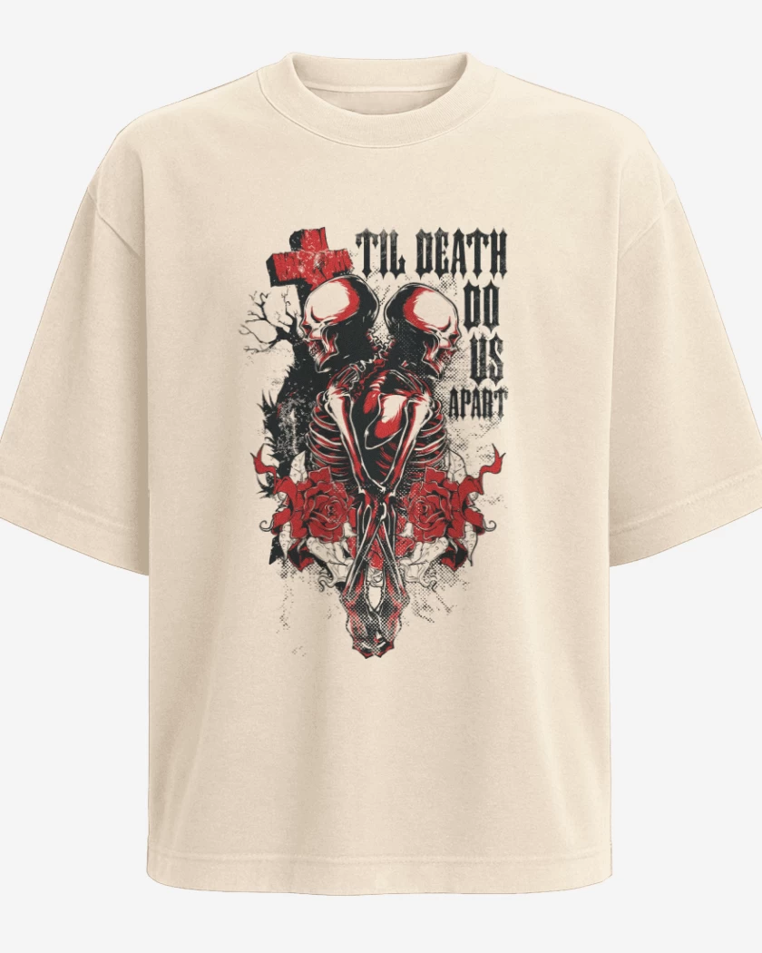 Polera Oversize Beige de Death