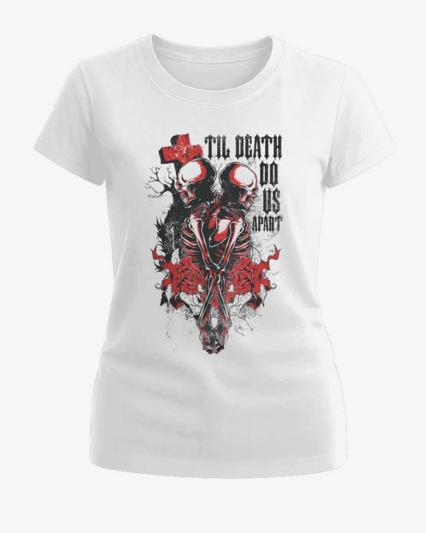 Polera de Mujer Blanco de Death