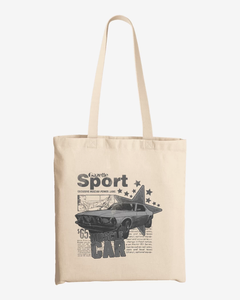 Totebag Muscle Car