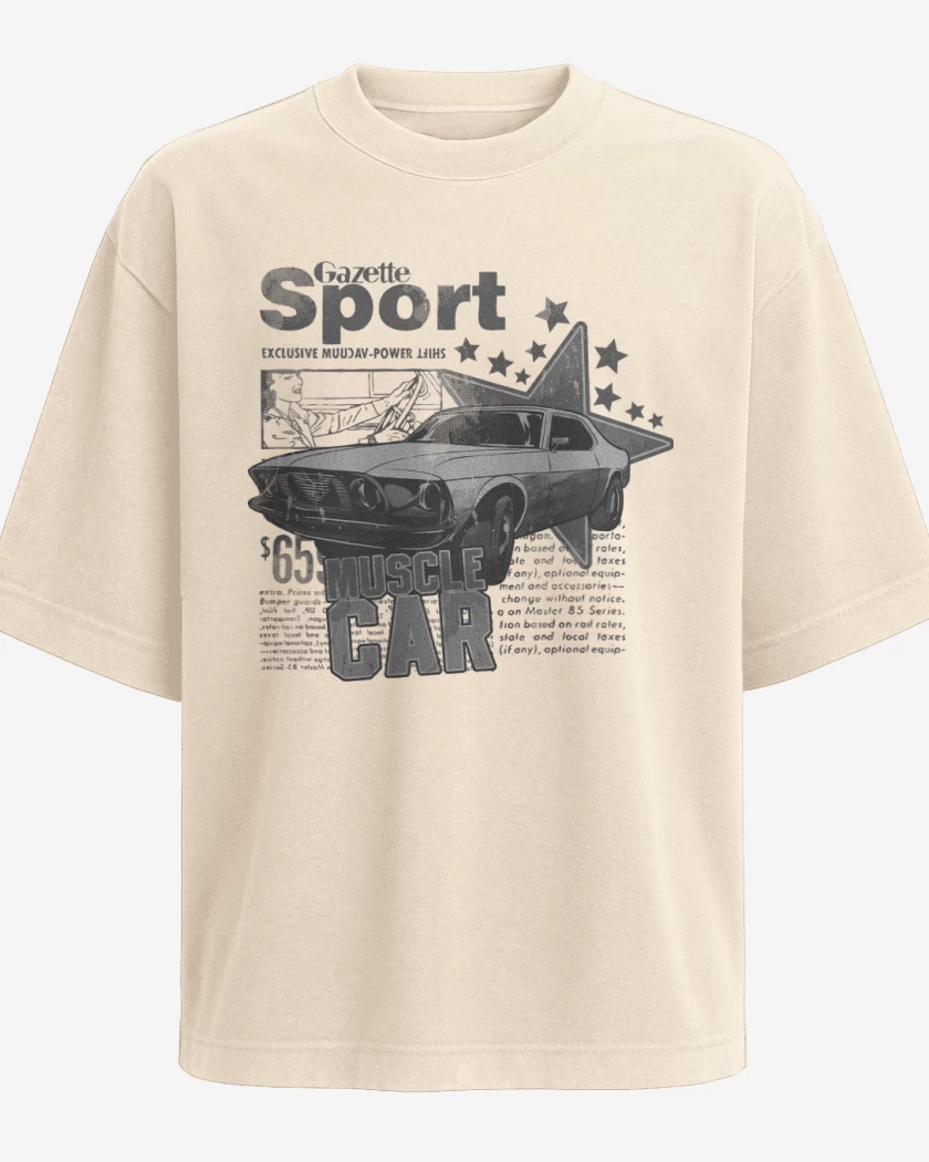 Polera Oversize Muscle Car
