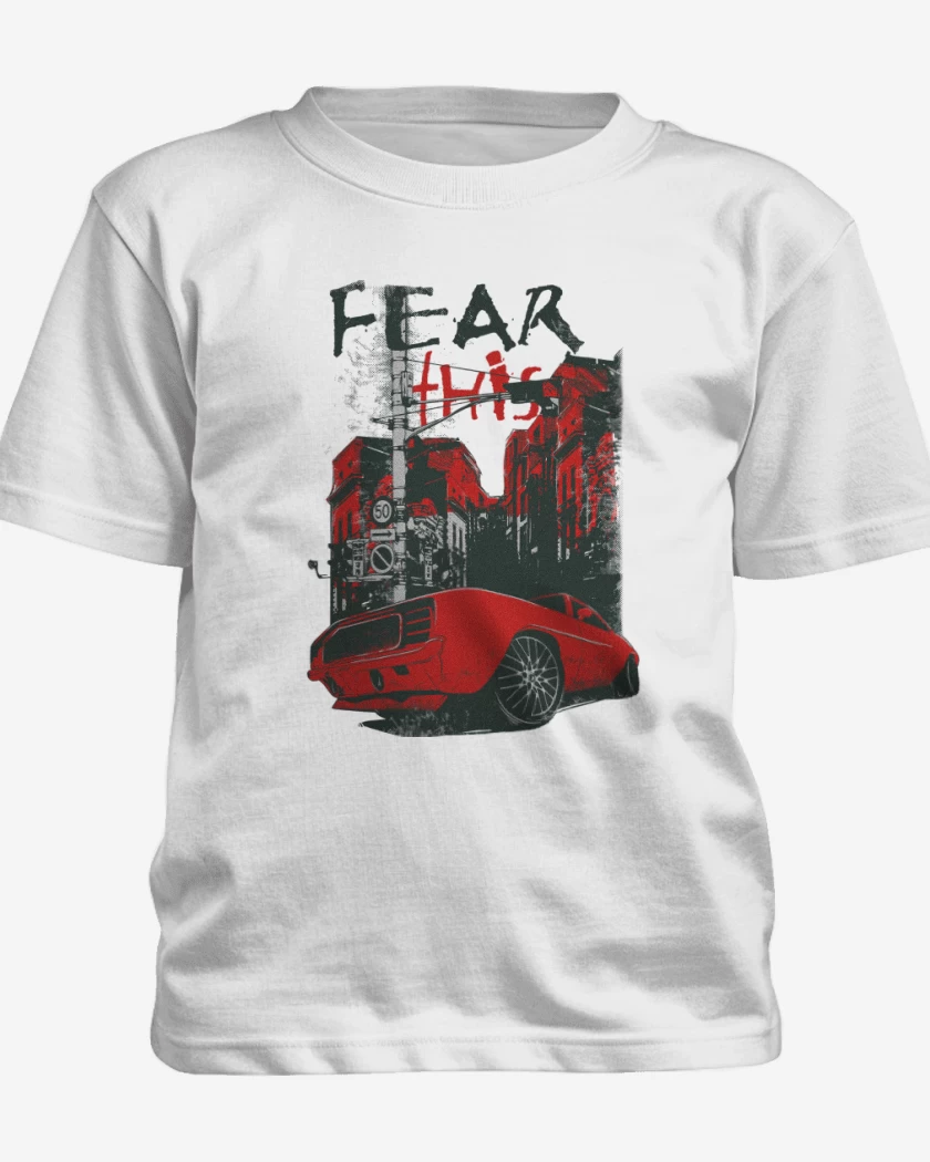 Polera de niño Blanco de Fear 