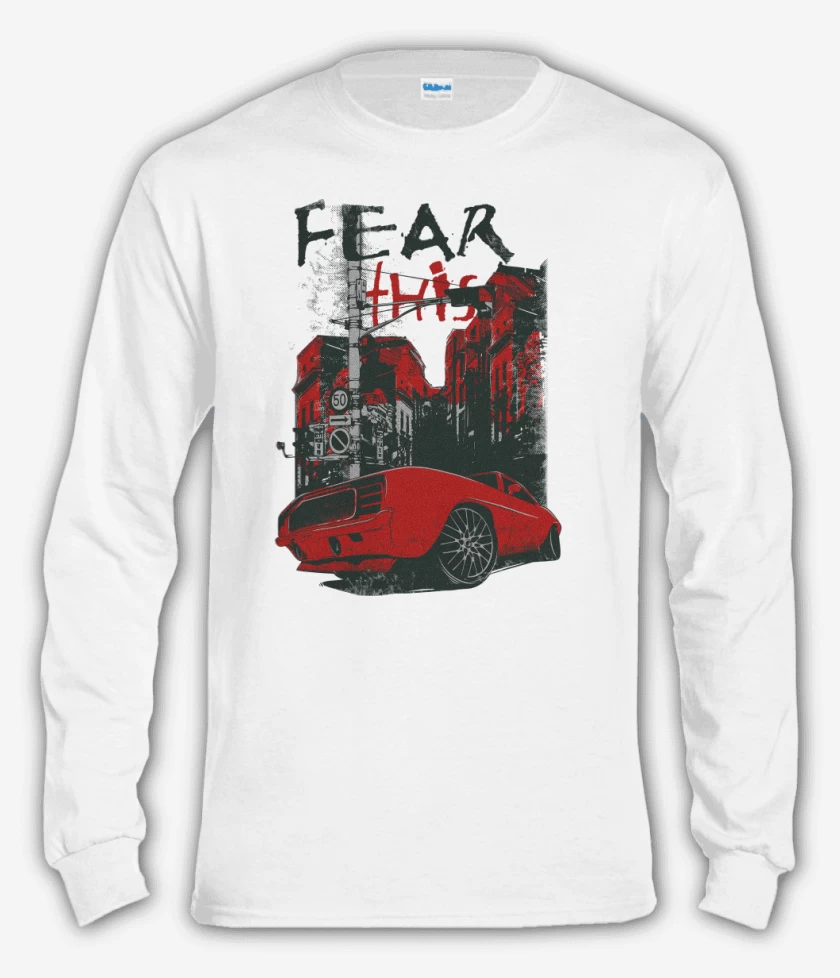 Polera manga larga Blanco de Fear 