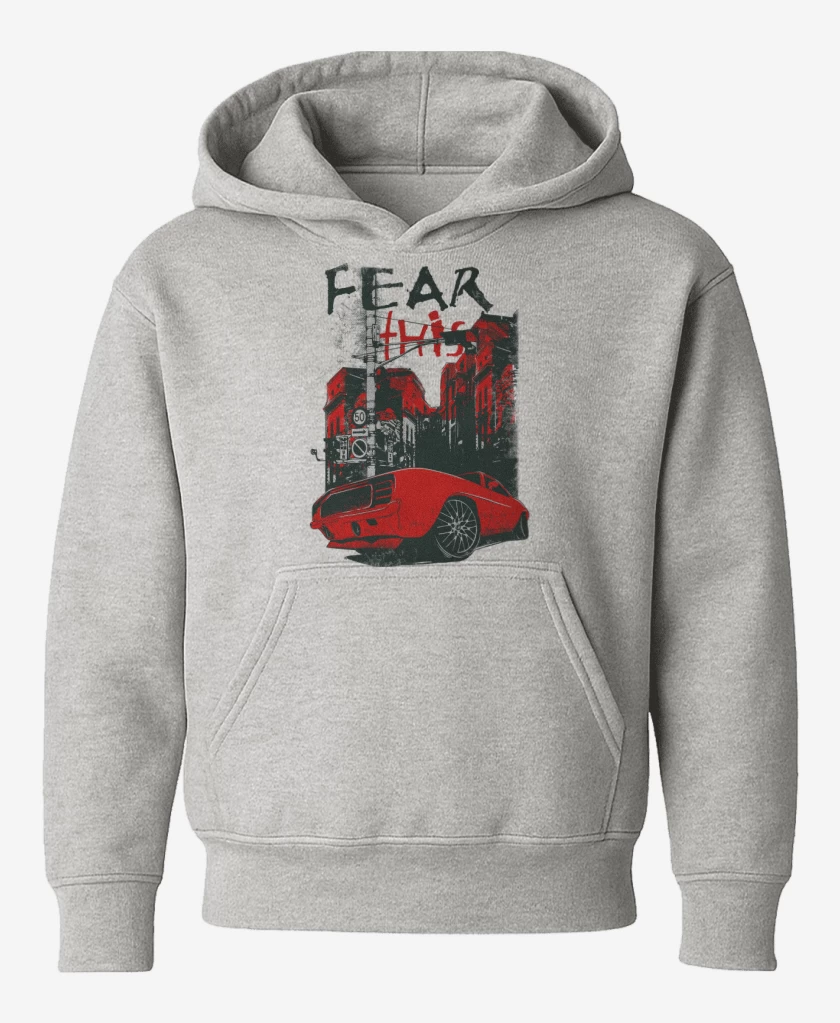 Poleron de niño Gris Melange de Fear 