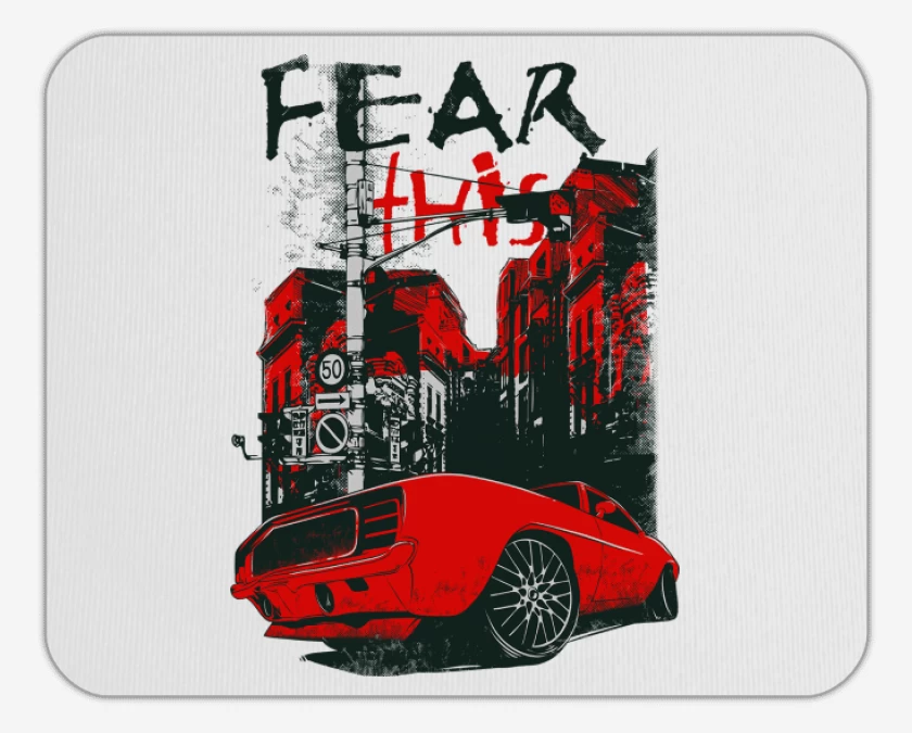 Mousepad Blanco de Fear 