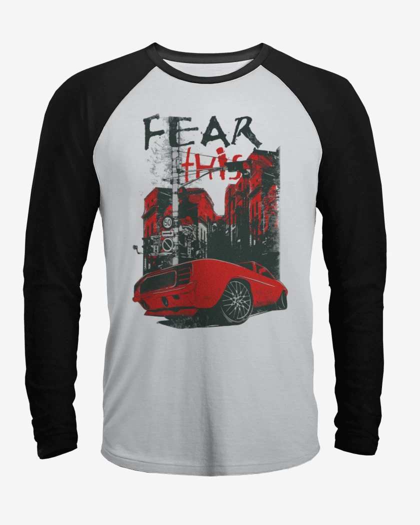Polera Raglan Fear 
