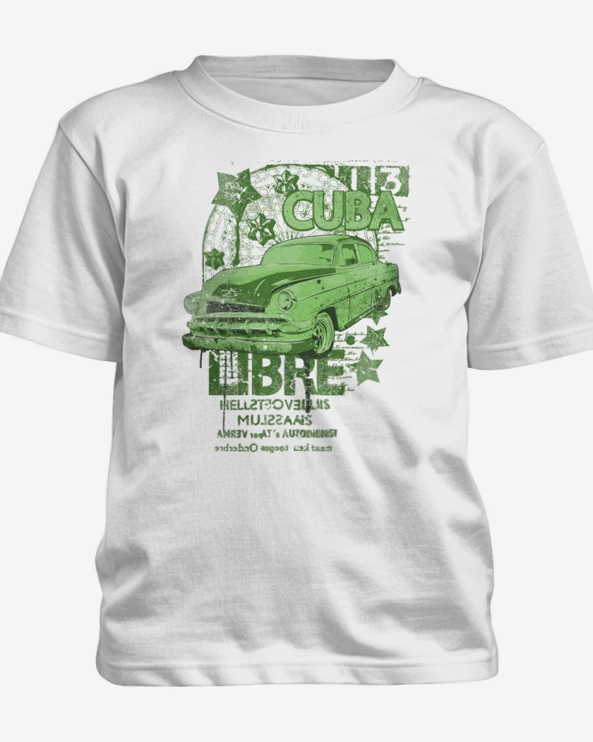 Polera de niño Blanco de Free Cuba