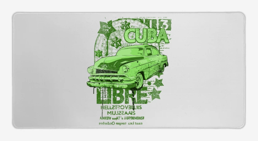 Mouse pad Gamer Blanco de Free Cuba