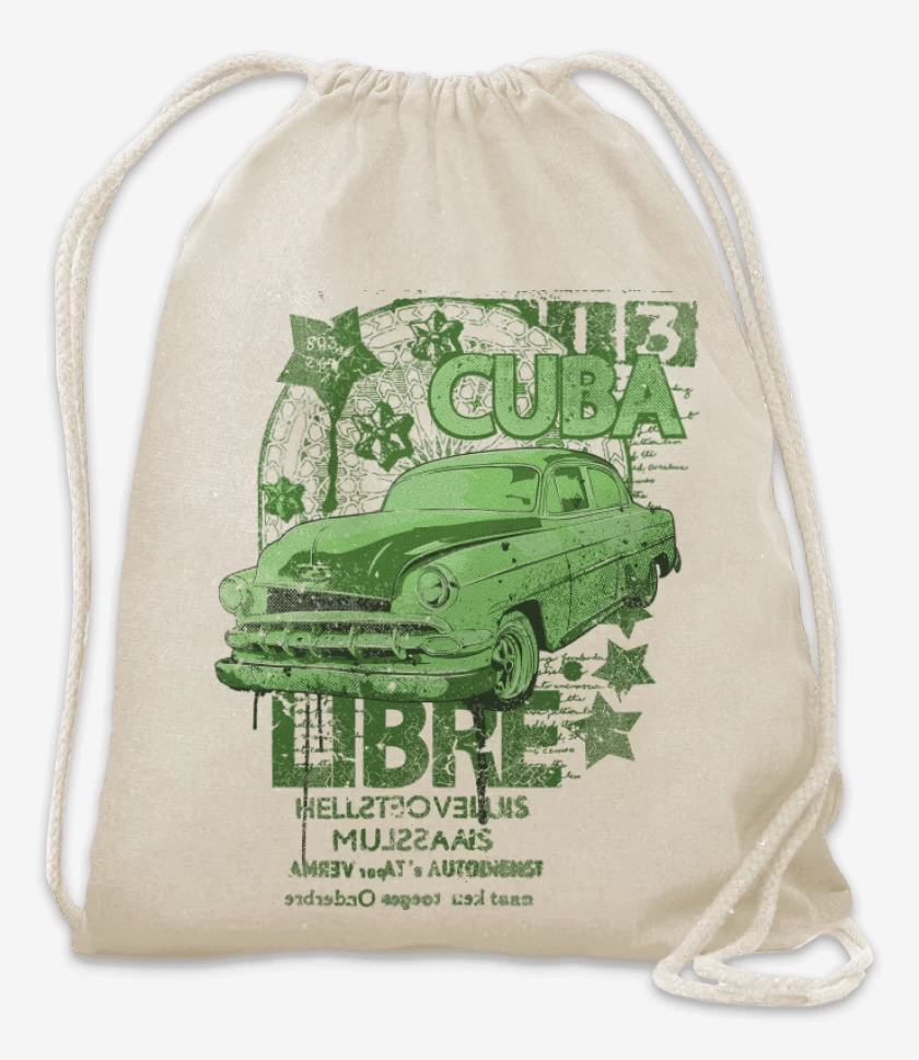 Mochila Blanco de Free Cuba