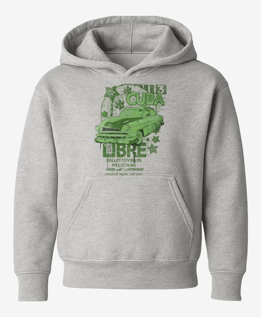 Poleron de niño Gris Melange de Free Cuba