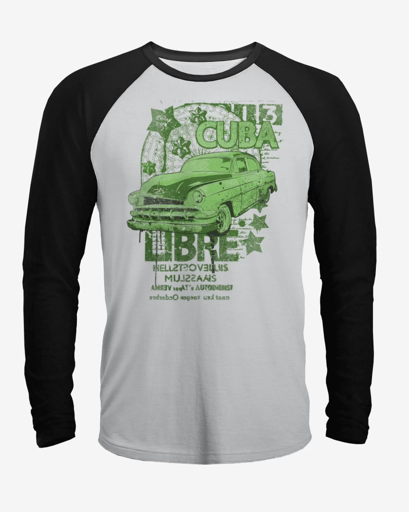 Polera Raglan Free Cuba