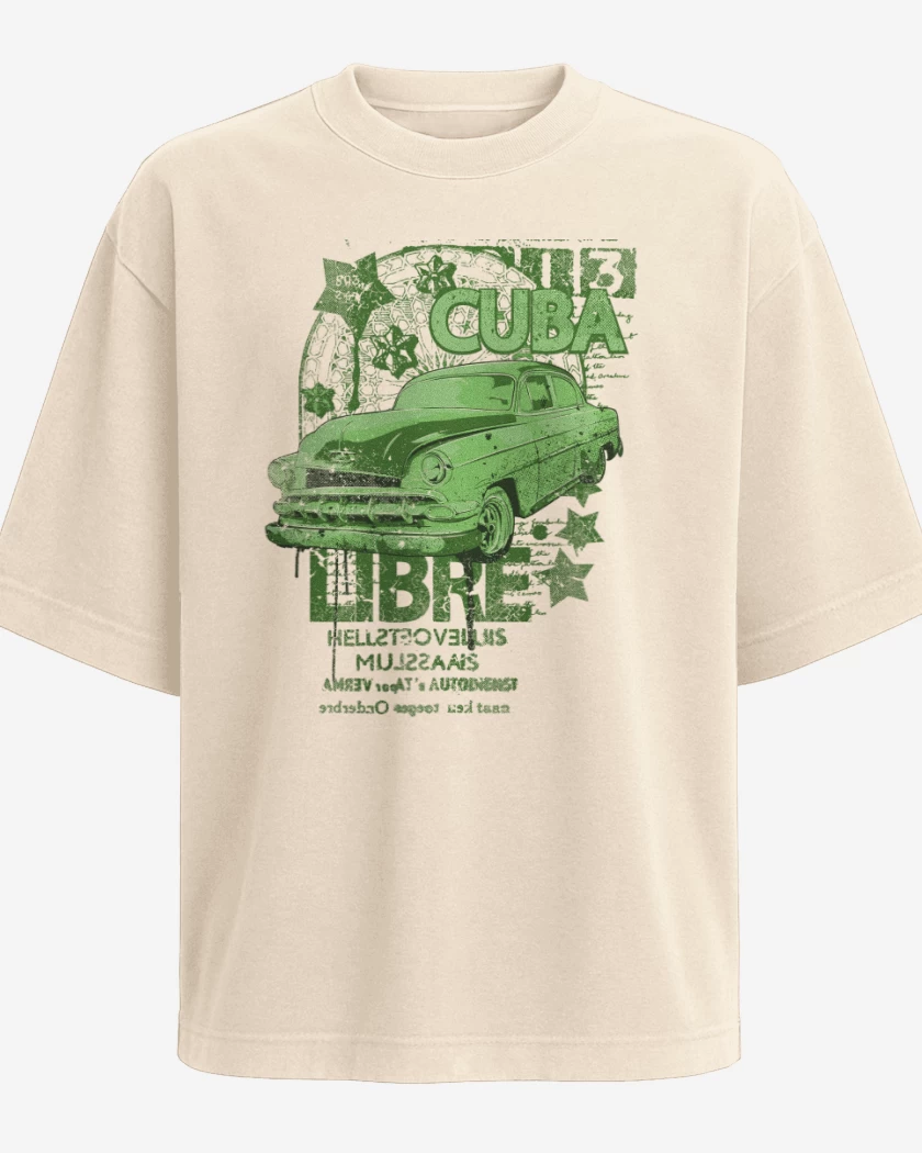Polera Oversize Free Cuba