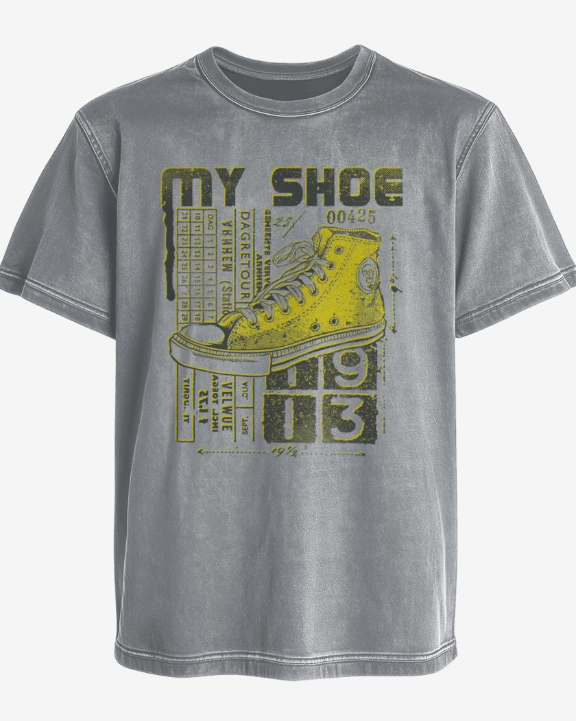Polera desgastada La Converse