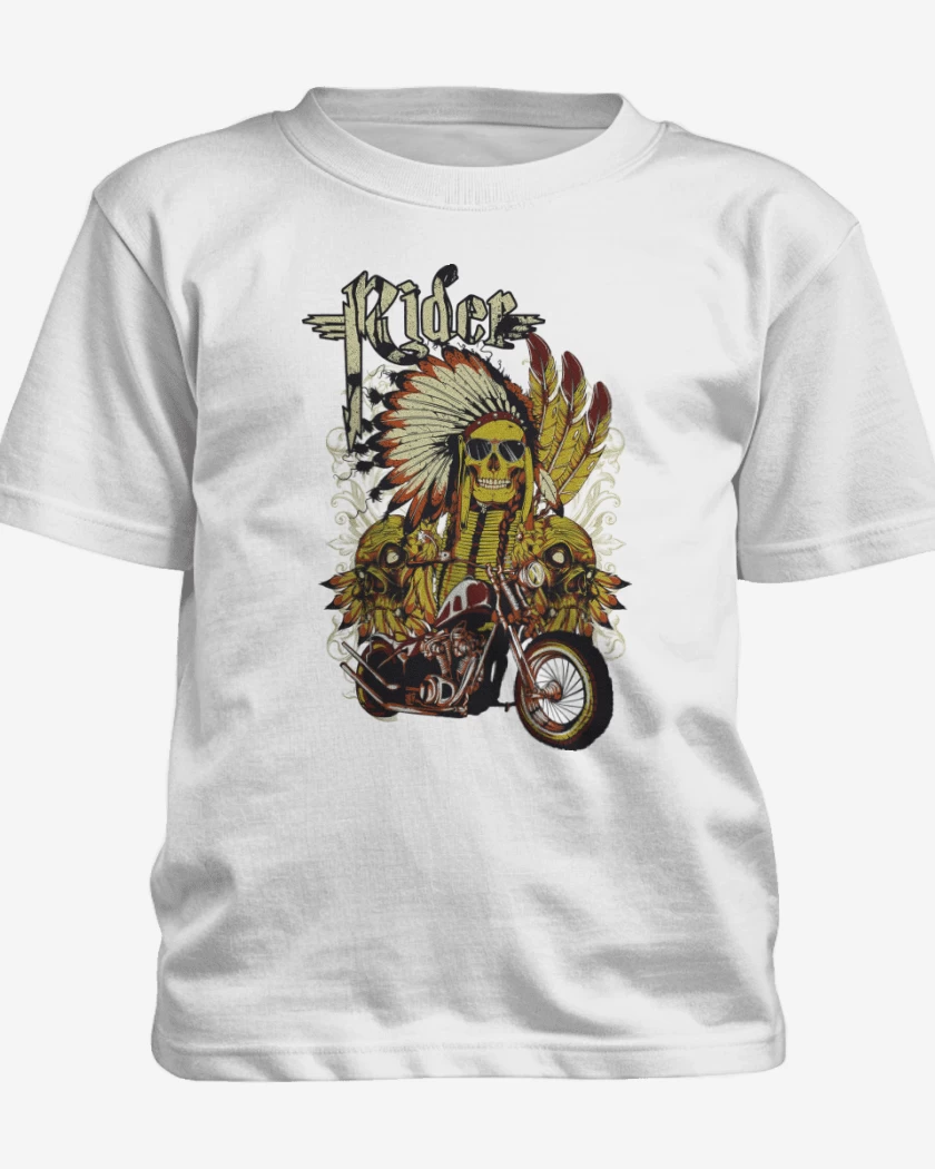 Polera de niño Blanco de Rider