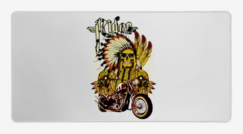 Mouse pad Gamer Blanco de Rider