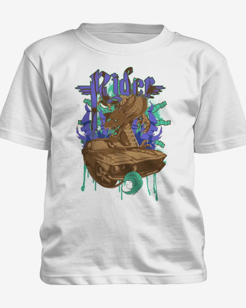 Polera de niño Blanco de Rider 2