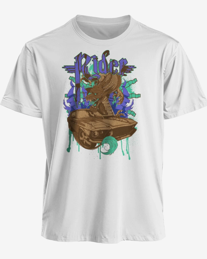 Polera premium Blanco de Rider 2