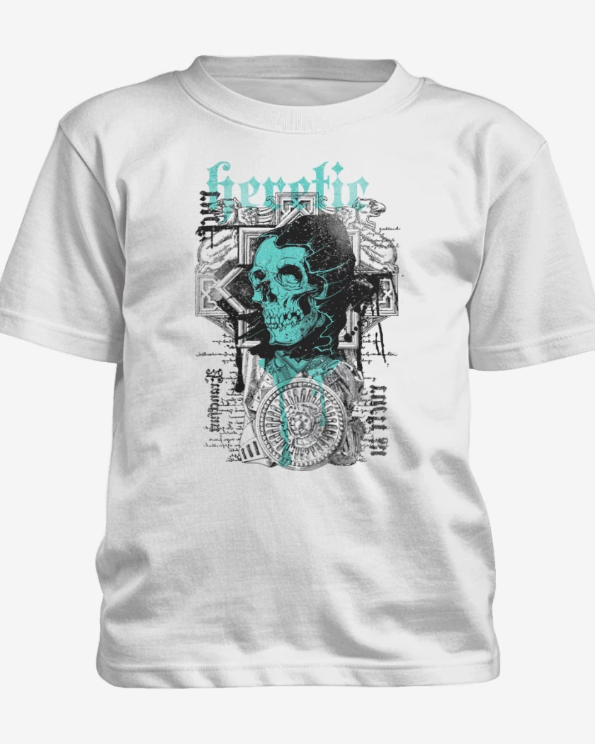 Polera de niño Blanco de La muerte