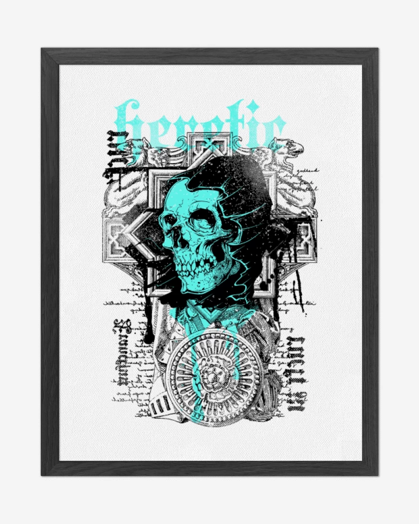 Cuadro decorativo Blanco de La muerte