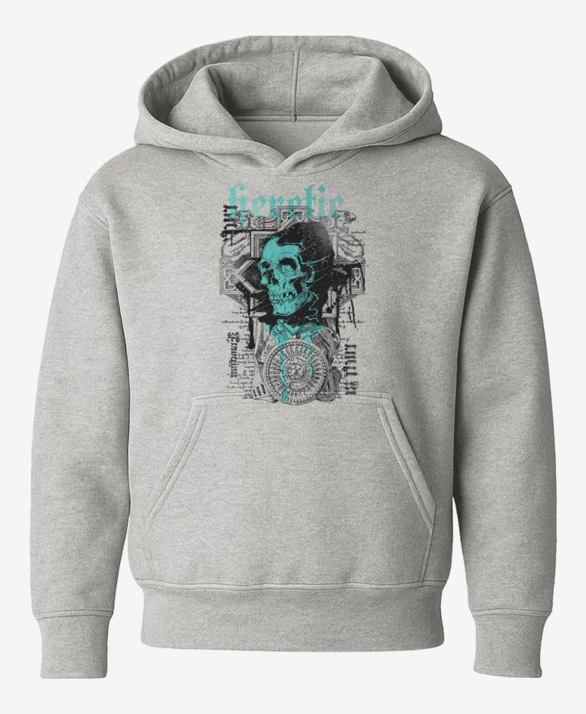 Poleron de niño Gris Melange de La muerte