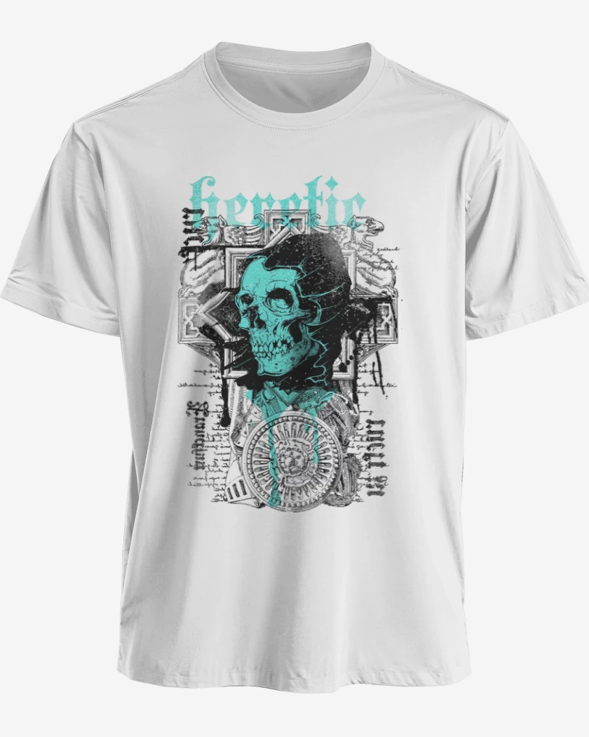 Polera premium Blanco de La muerte
