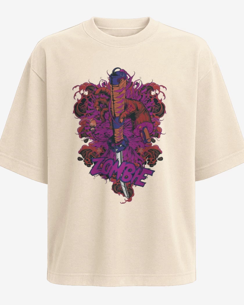 Polera Oversize Espada Zombie
