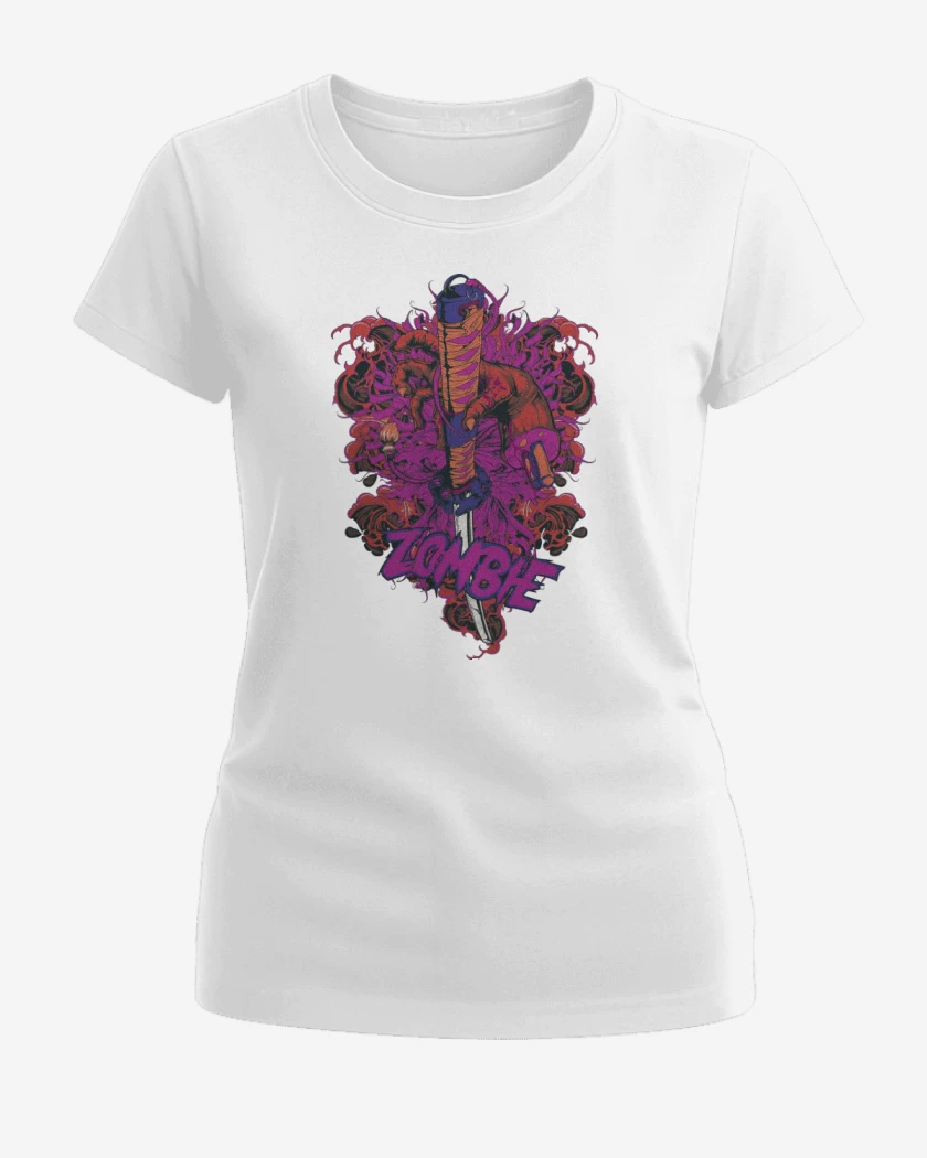 Polera de Mujer Blanco de Espada Zombie