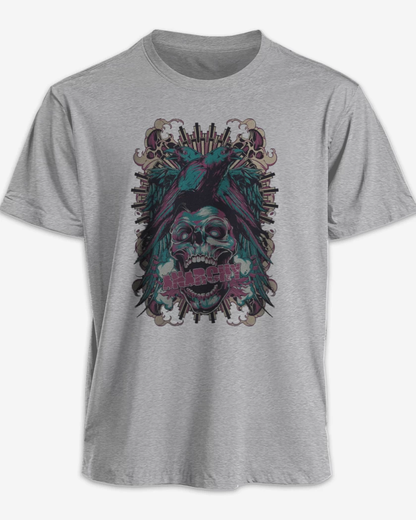 Polera Anarchy Skull 