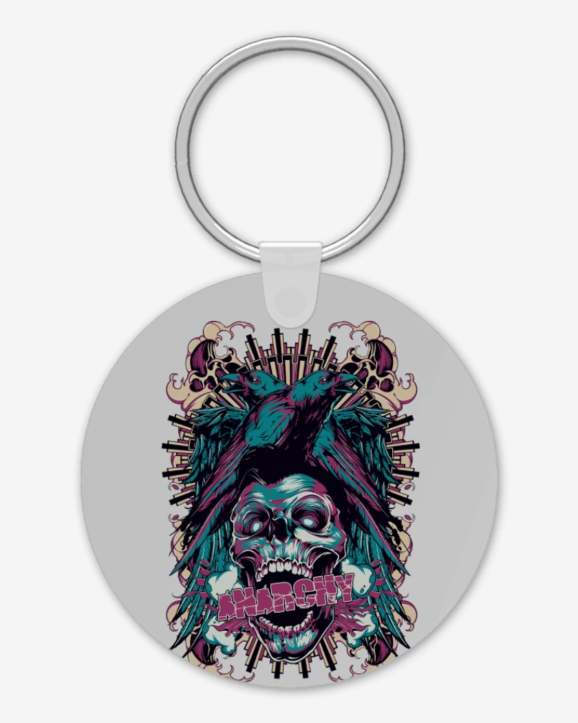 Llavero Anarchy Skull 
