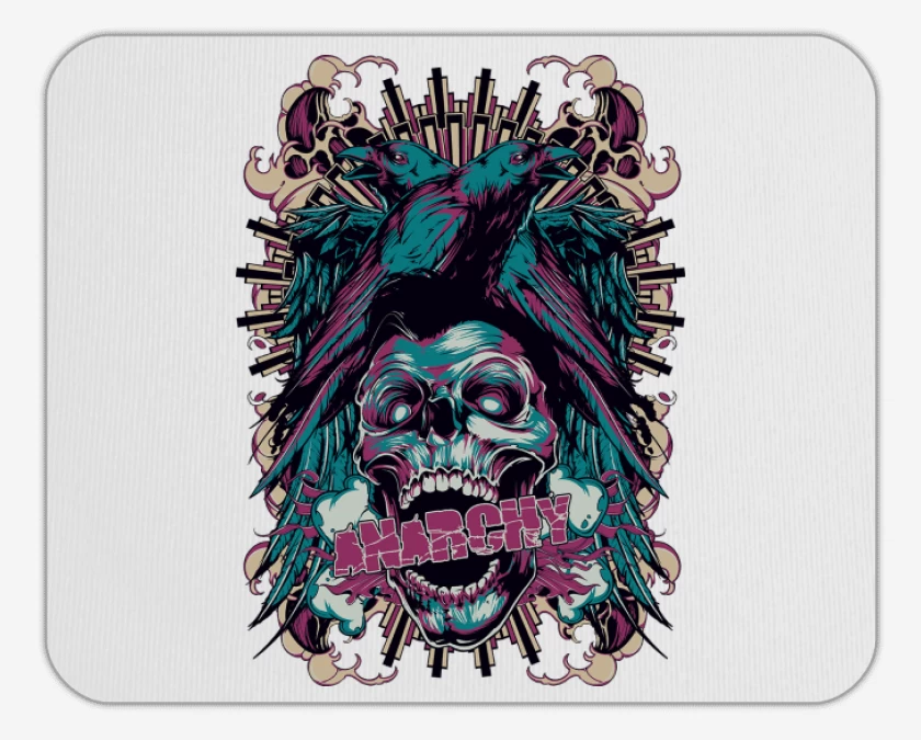 Mousepad Anarchy Skull 