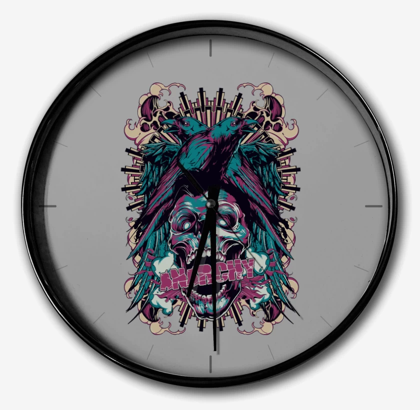 Reloj Gris Melange de Anarchy Skull 