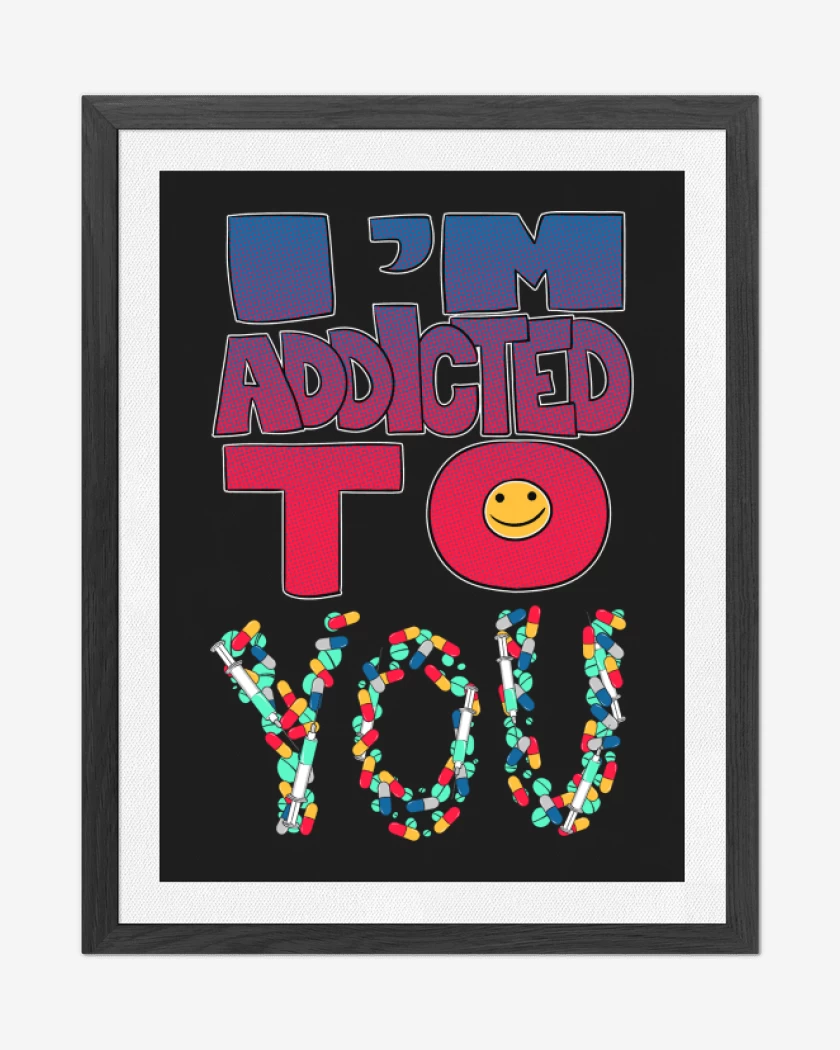 Cuadro decorativo Im addicted