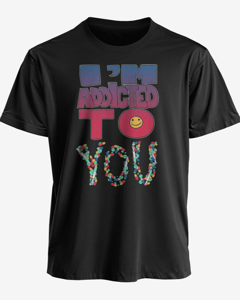 Polera premium Negro de Im addicted
