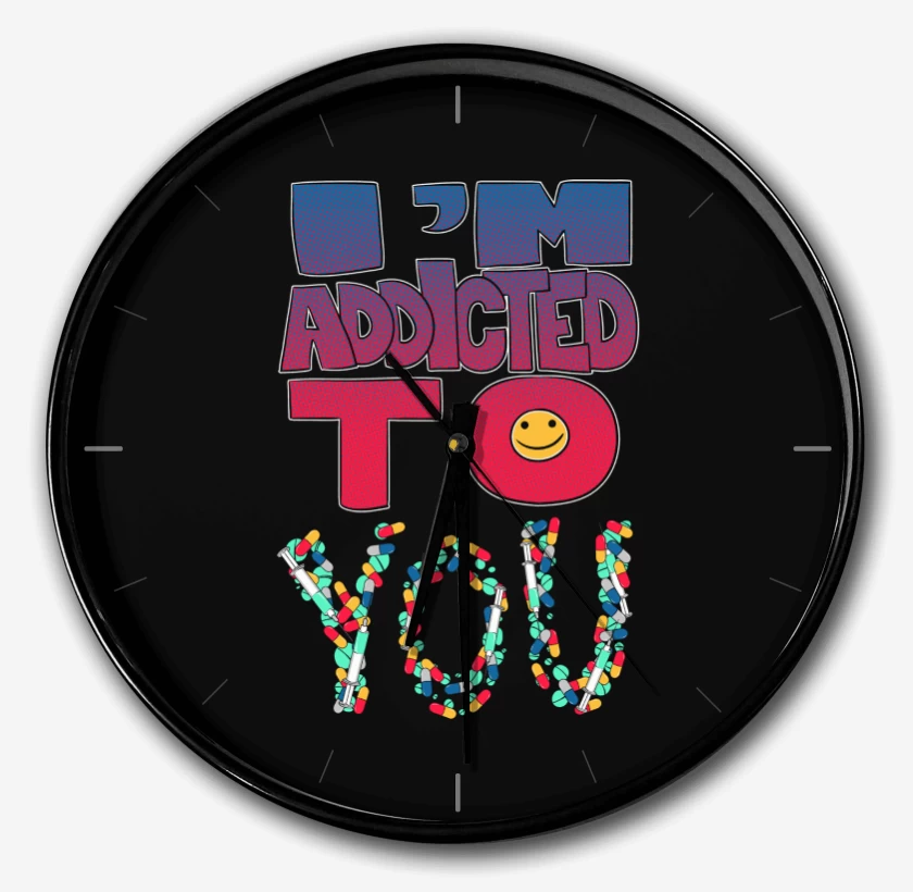 Reloj Negro de Im addicted