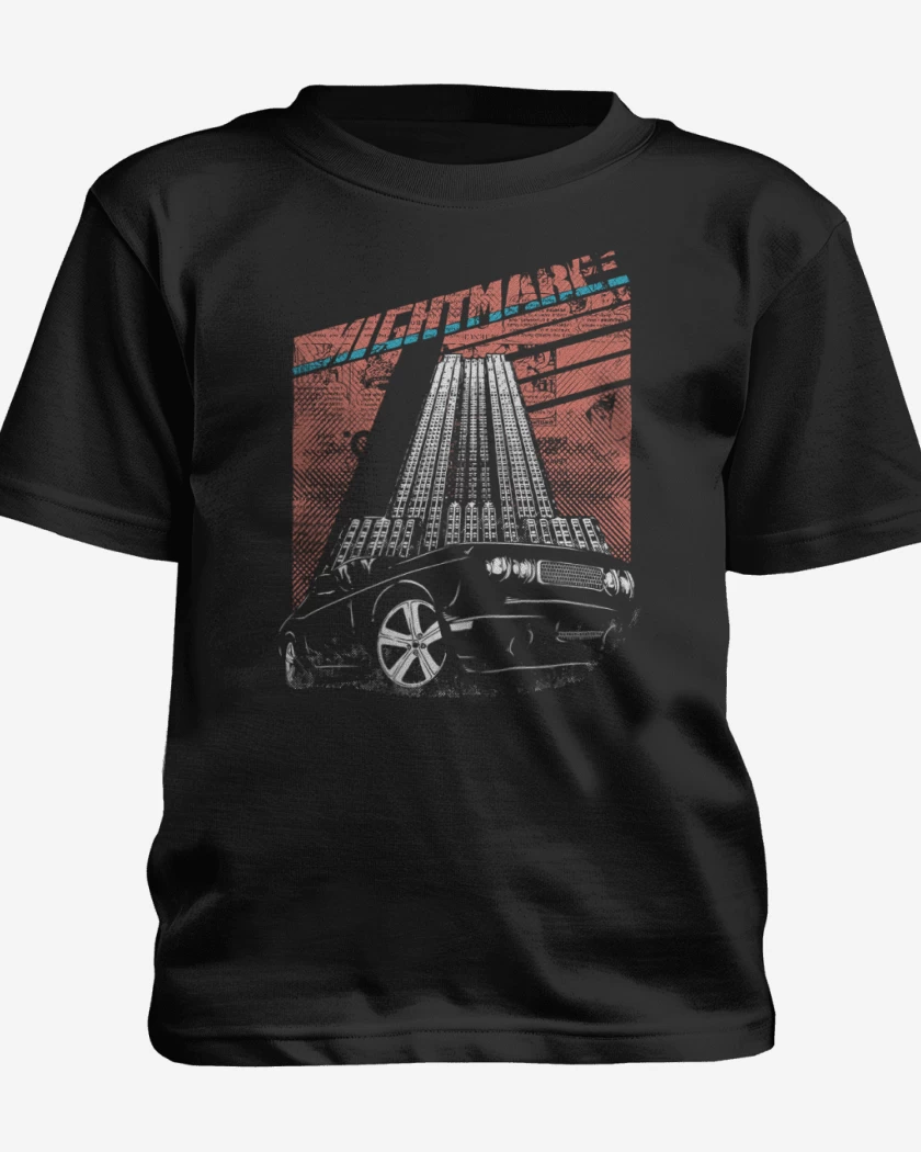 Polera de niño Negro de Nightmare