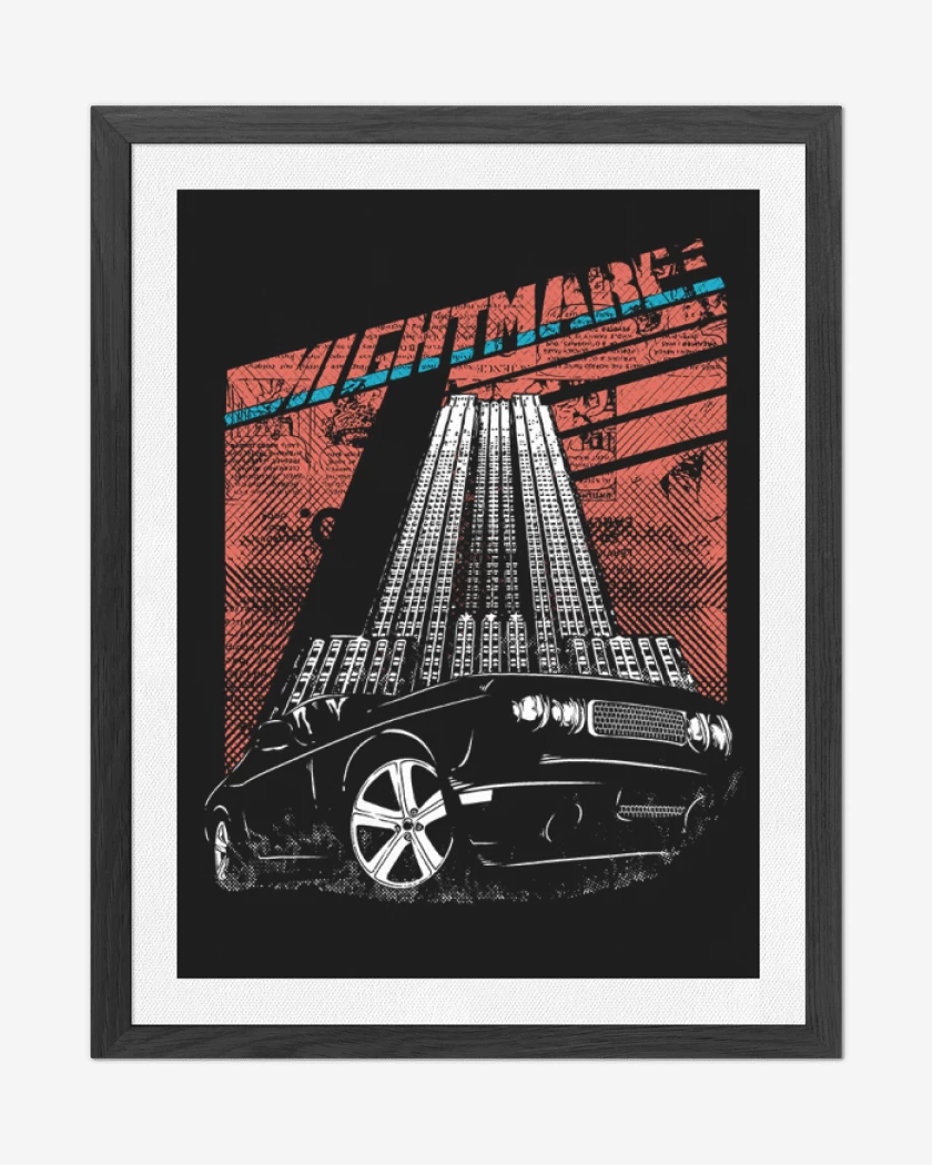 Cuadro decorativo Negro de Nightmare