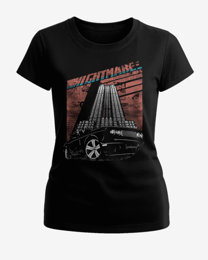 Polera de Mujer Negro de Nightmare