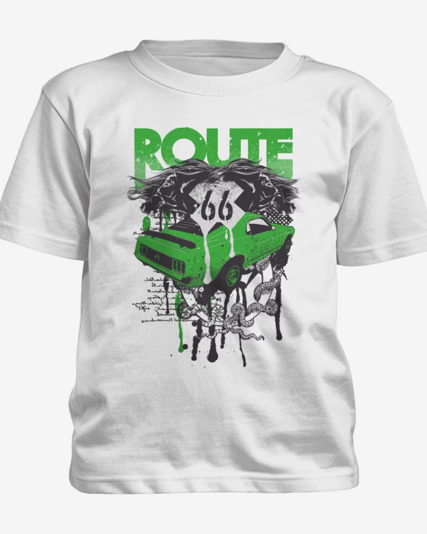 Polera de niño Blanco de Ruta 66
