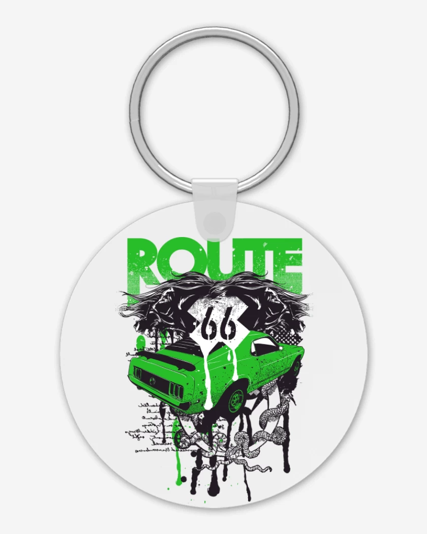 Llavero Ruta 66