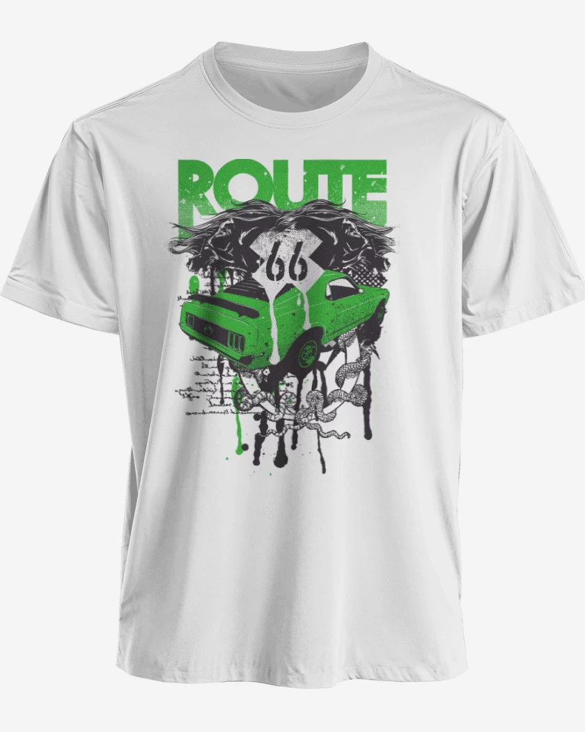 Polera premium Blanco de Ruta 66