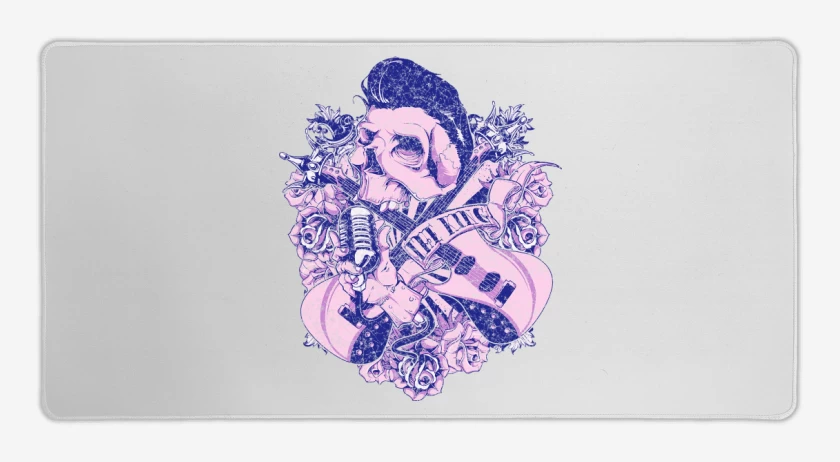 Mouse pad Gamer Blanco de The king