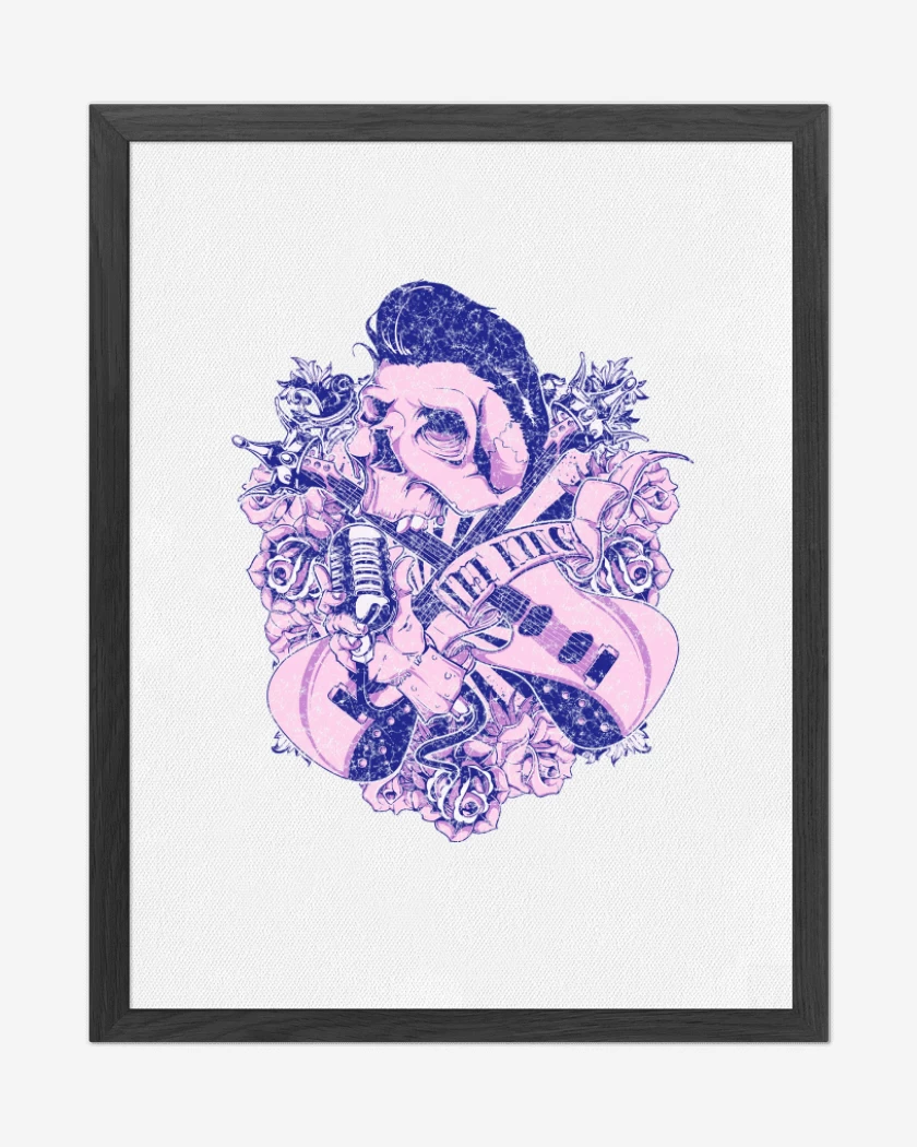 Cuadro decorativo Blanco de The king