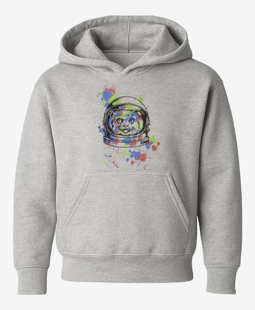 Poleron de niño Gris Melange de Space Cat
