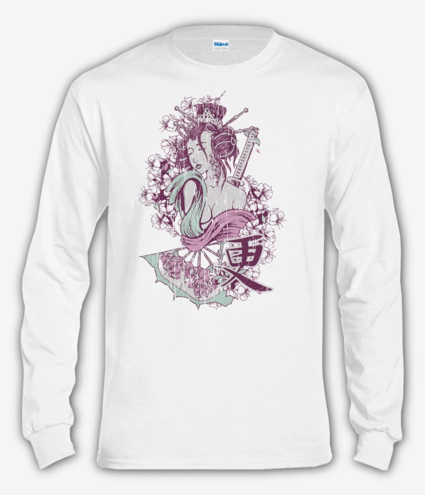 Polera manga larga Blanco de Musa 