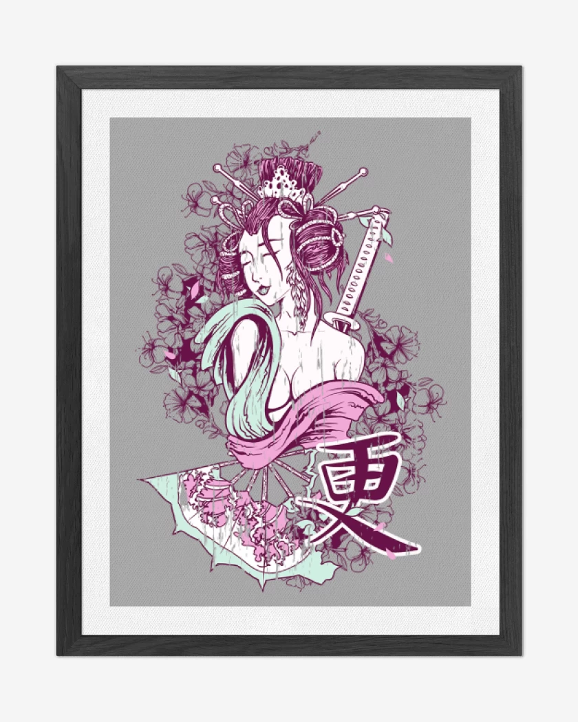 Cuadro decorativo Gris Melange de Musa 