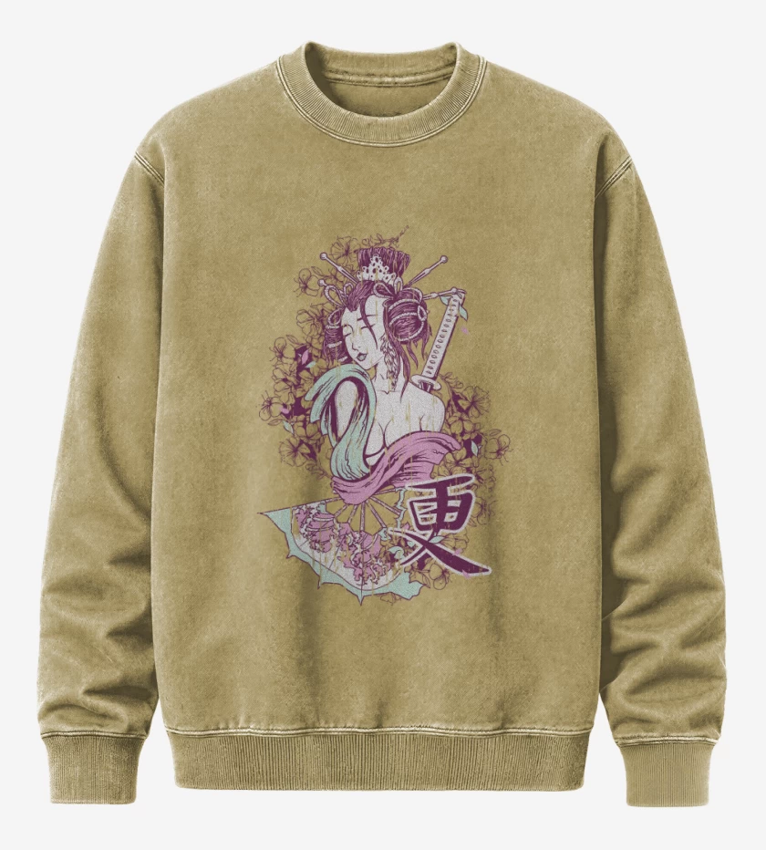 Poleron Polo Acid Wash Beige de Musa 